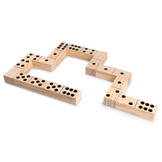 4-in-1 Houten Tuinspellen Kubb Domino Jenga
