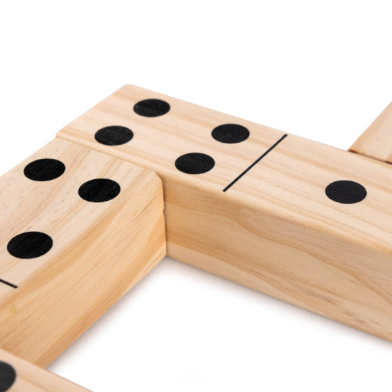 4-in-1 Houten Tuinspellen Kubb Domino Jenga