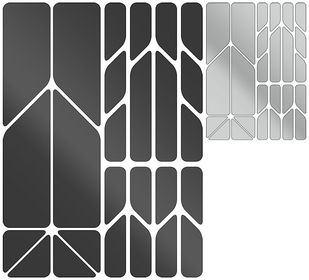 Rie:sel design re:flex plus - sticker set | silver