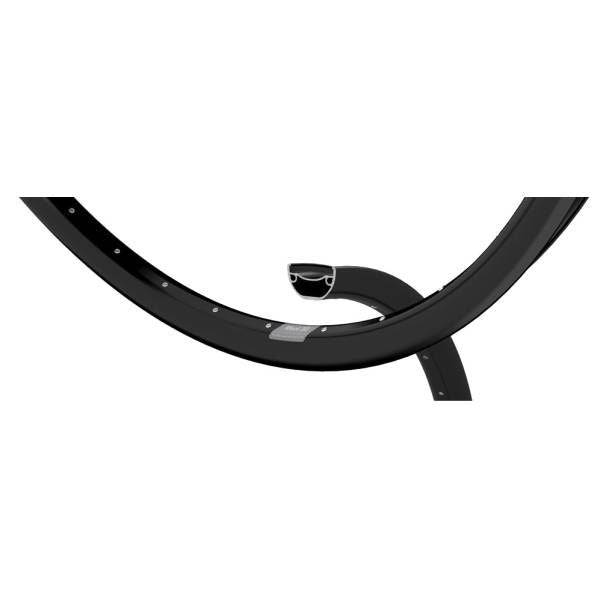 Rigida velg ryde 28 (622) rival-30 32 14 zwart (ongeslepen)