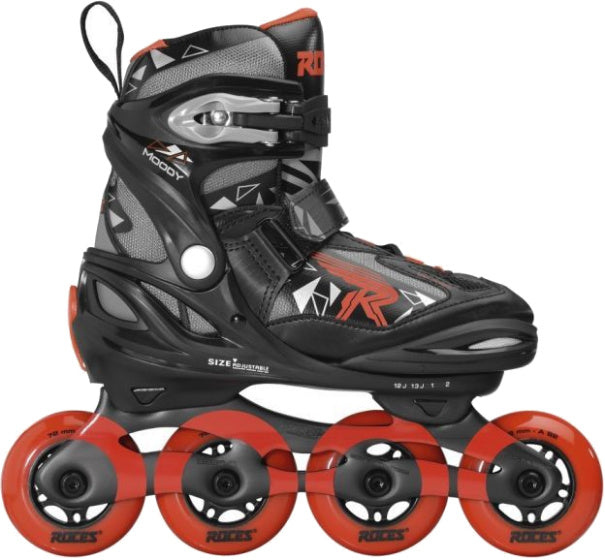 Moody Tif inlineskates zwart rood maat36-40