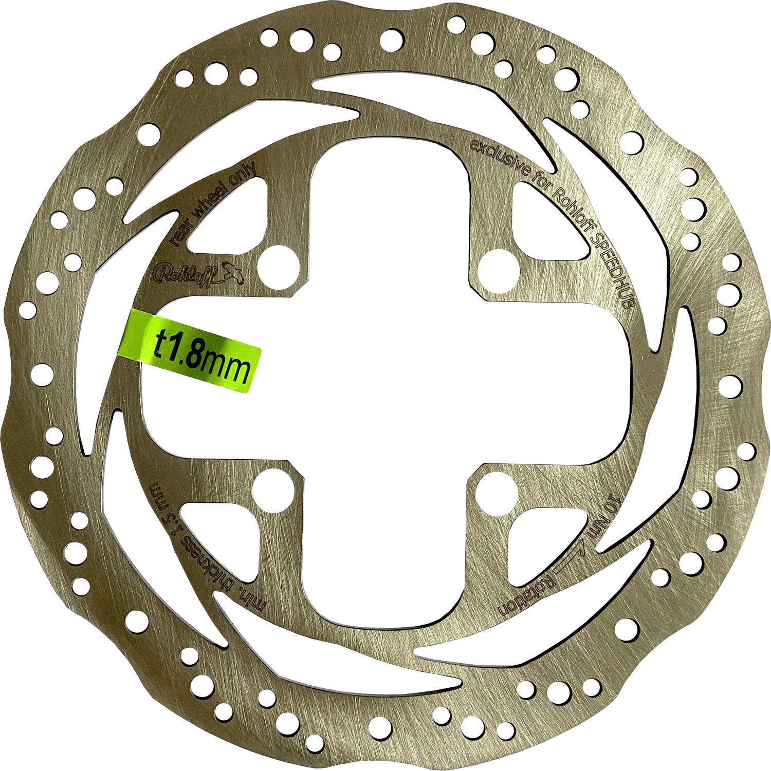 Rohloff speedhub 4-bolt disc rotor | 180mm