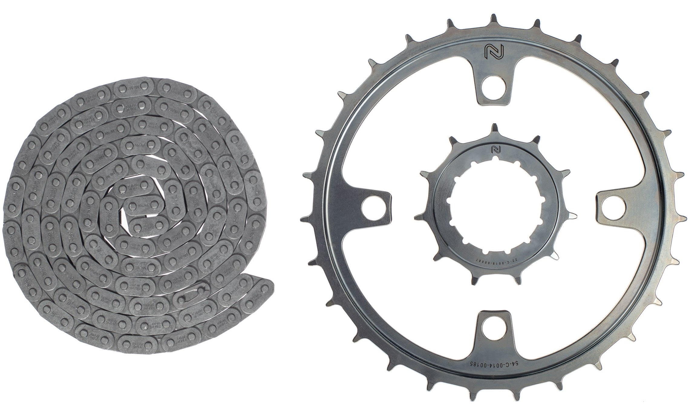 Aandrijfset Enduo Cargo Rohloff Bosch Gen4 geschikt voor E-bikes - zilver