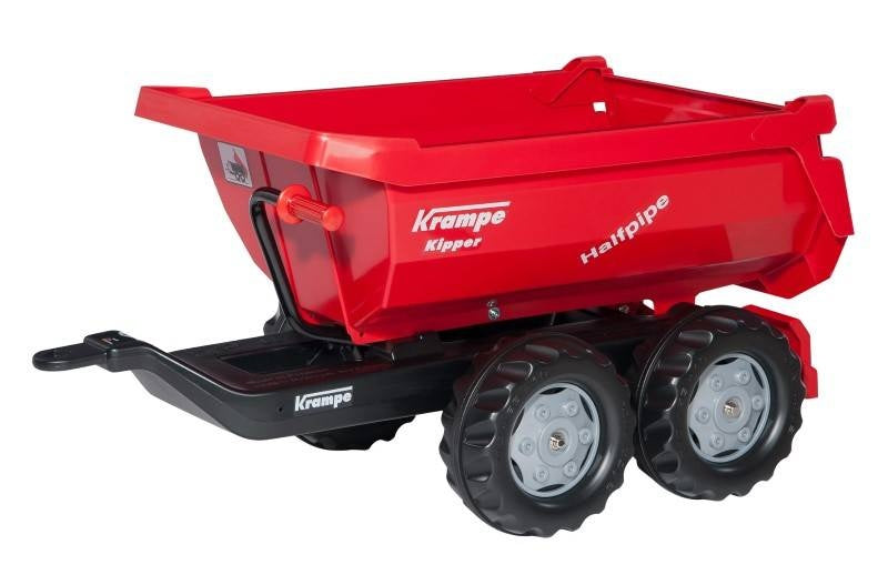aanhanger RollyHalfpipe Krampe 89 x 43 x 45 cm rood