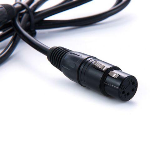 Rolux 4-pins XLR vrouwelijk met 4-pins mannelijke connector RL-C7