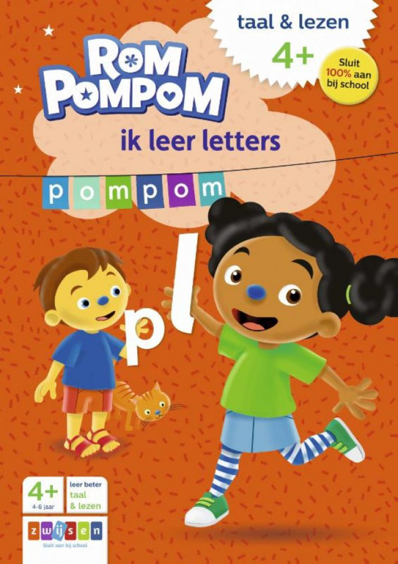 Wpg uitgevers romppompom ik leer letters 4+