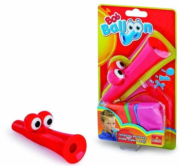 Goliath bob ballon ballonnen opblaas setje met ballonnen rood