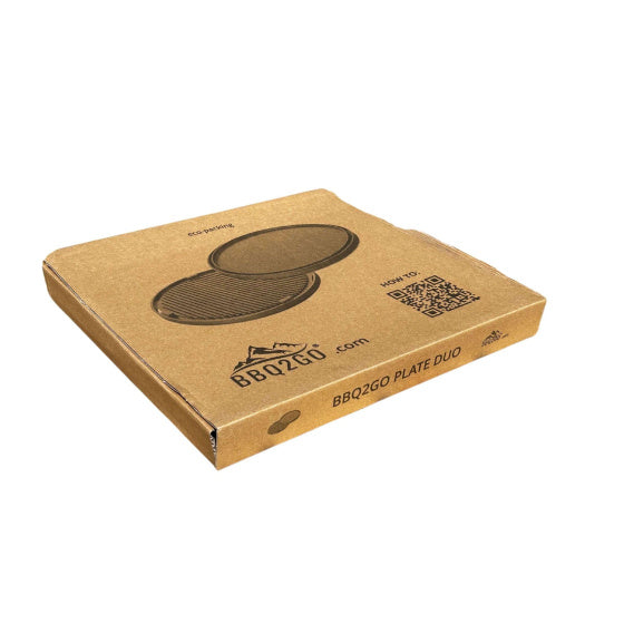 BBQ Aluminium Grillplaat Dubbelzijdig 29 x 29 cm