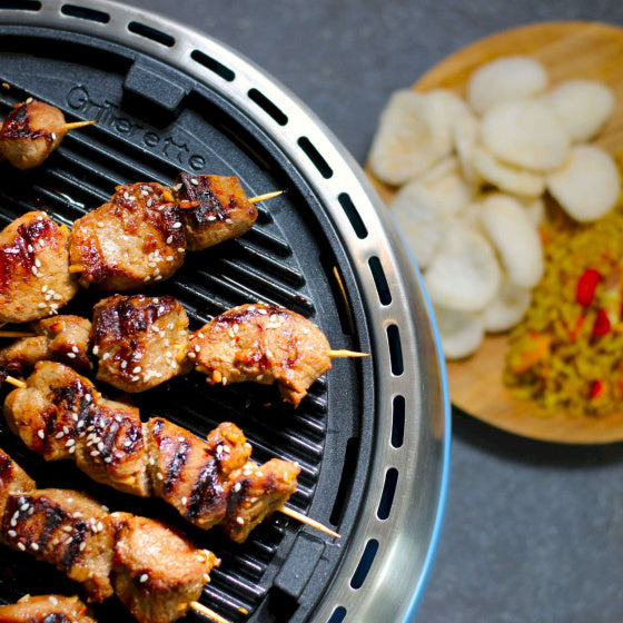 BBQ Aluminium Grillplaat Dubbelzijdig 29 x 29 cm