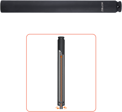 Rotec krachtdop | binnenvierkant 1 2 | extra lang | l=310 | sw 24 - 842.3024