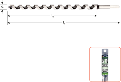 Rotec slangenboor silver-line | ø5x155x230 - 240.0500