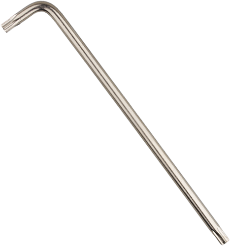 Rotec torx® haakse sleutel lang model t 5 x 84mm (nikkel) - 8902005