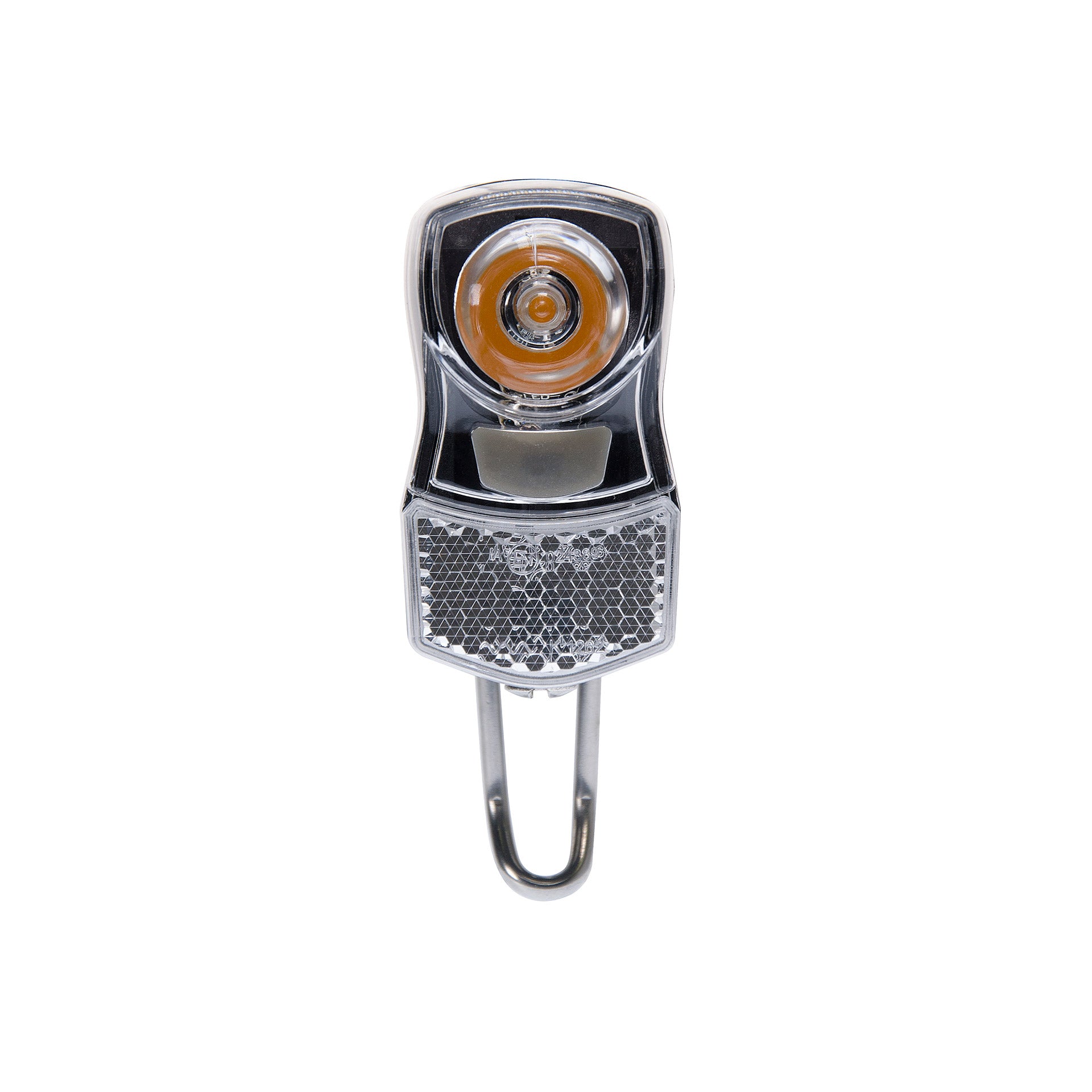 Simson voorvorkkoplamp clearly inclusief batterij (10st)