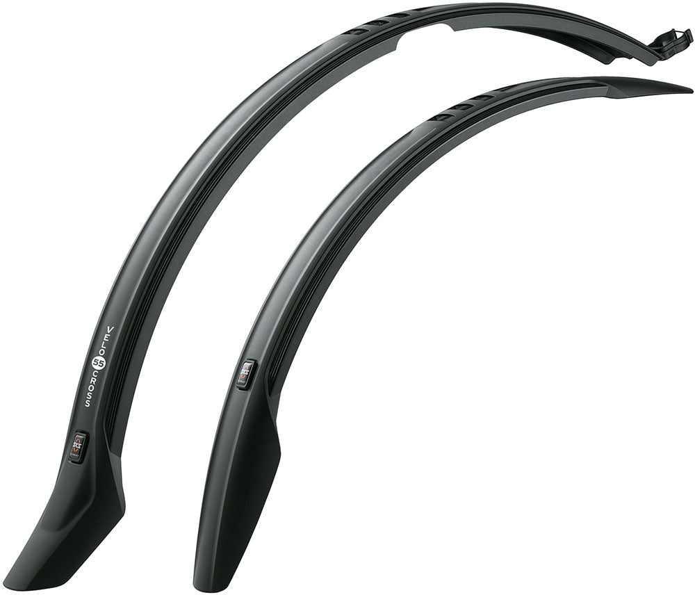 Sks stel spatborden 28 opdruk universeel zwart framebev.