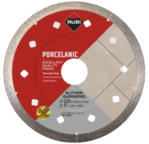 Rubi diamantschijf slither 125x22,2mm | superpro – 32961