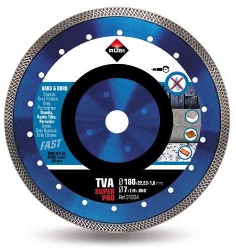 Rubi diamantschijf turbo viper (tva) | 180mm - 31934