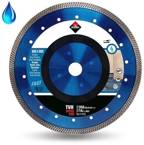 Rubi diamantschijf turbo viper (tva) | 350 x 2,4 x 25,4 mm - 31939