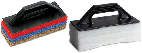 Rubi reinigingsspaan met 3 schuursponzen 25 cm - 20900