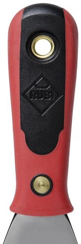 Rubi roestvrij stalen plamuurmes | 63 mm | kunststof handgreep - 73914