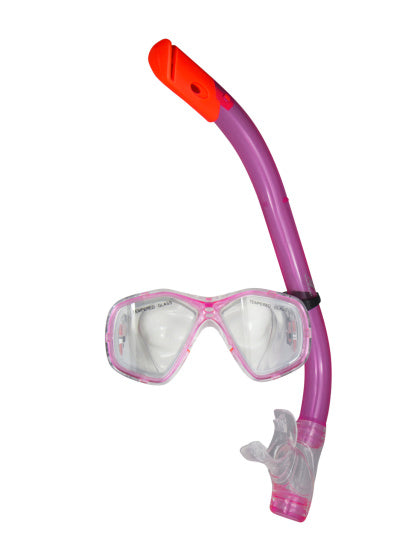 Bergen III snorkelset junior roze