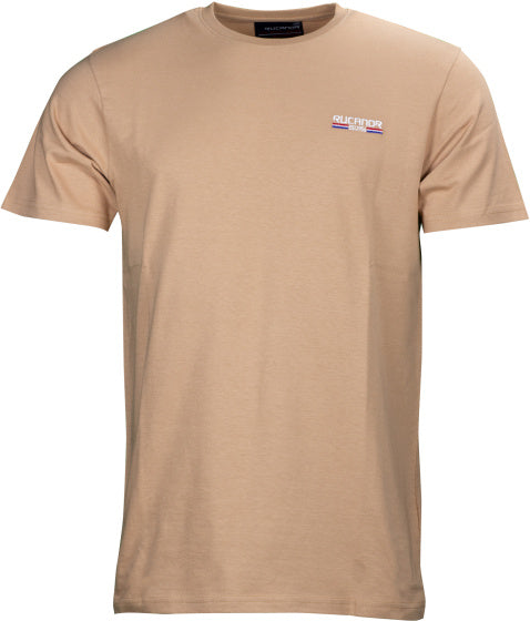 Raffi basisshirt ronde hals heren beige maat L