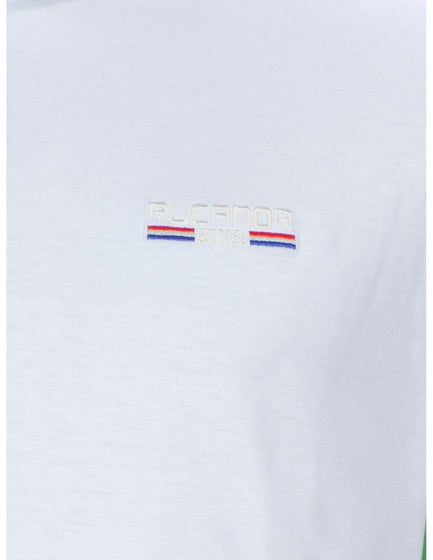 Rucanor Raffi basic shirt ronde hals heren wit maat M