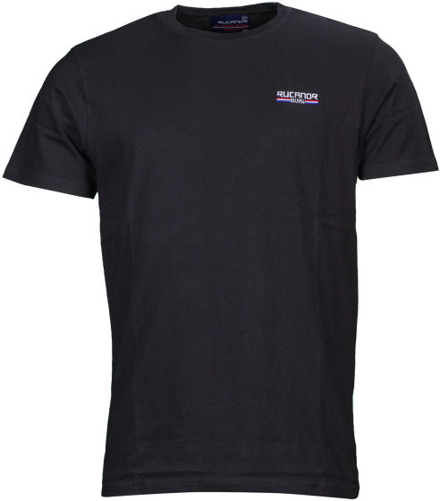 Rucanor Raffi basic shirt ronde hals heren zwart maat M