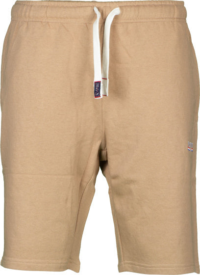 Shae sweatshort ongeborsteld heren beige maat XXL