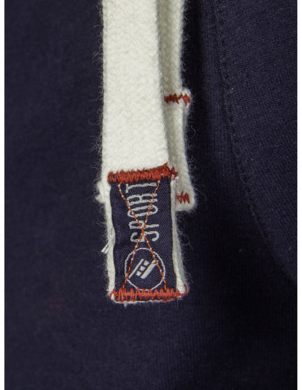 Zilverkleurige rechte joggingbroek heren donkerblauw maat M