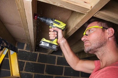 Ryobi r18pd32-2c20gp klopboormachine one+ | 18v | incl. accu's en lader - 5133006898