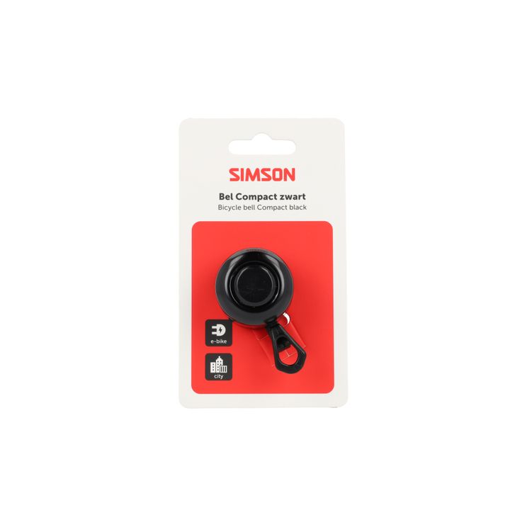 Simson bel compact zwart