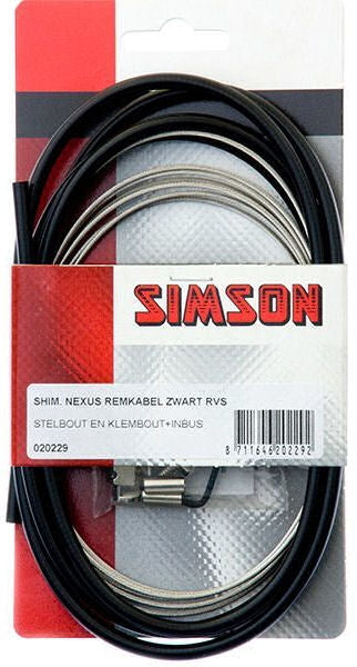 Simson Jeu de câbles de frein Shimano Nexus Rollerbrake noir