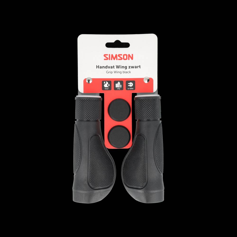 Simson handvatten wing zwart