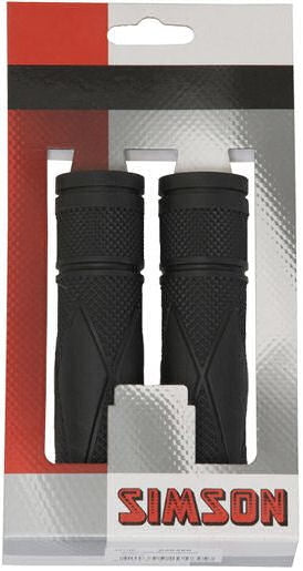 Simson Comfort Grips black - Optimal comfort, good grip, suitable for all bikes (92mm)