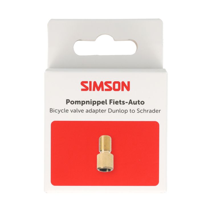 Simson pompnippel fiets auto