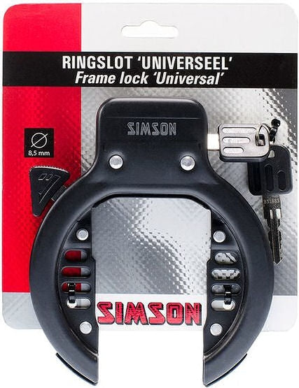 Simson Ring Lock Normal - Universal - 5.7 cm - Black - No ART
