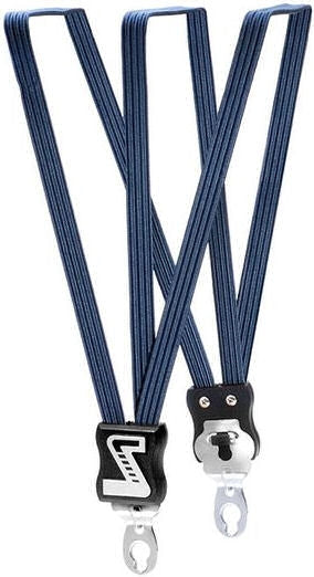 Snelbinder Trio Simson kort met 3 ordners - marine blauw