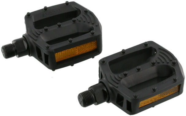 pedalenset Basic 9 16 inch zwart