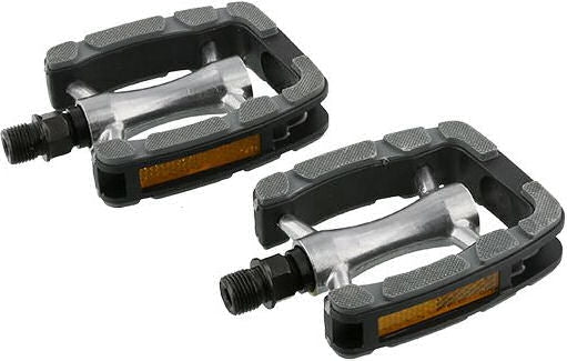 pedalenset Elegant Comfort 9 16 inch grijs zwart