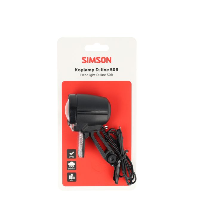 Simson koplamp aurora d-line 50r