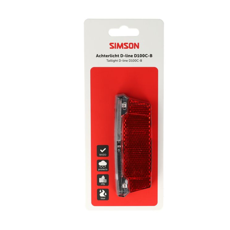 Simson aurora achterlicht d-line d100c