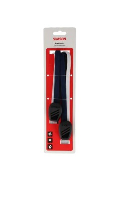 Simson triobinder 60cm - zwart blauw wit