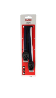 Simson triobinder 71cm - zwart blauw wit