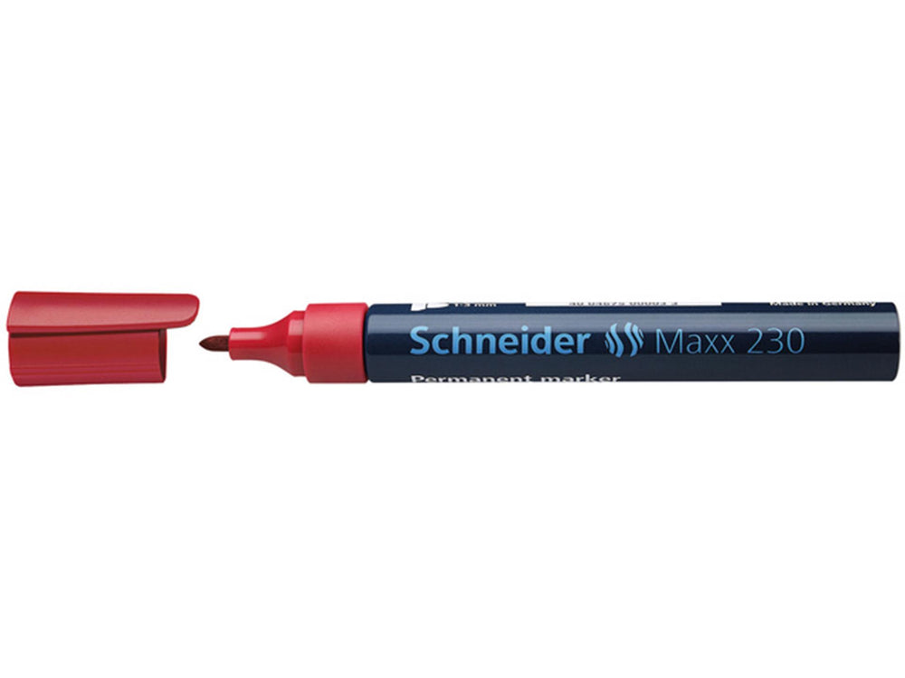 Schneider marker perm. 230 rond rood 10st