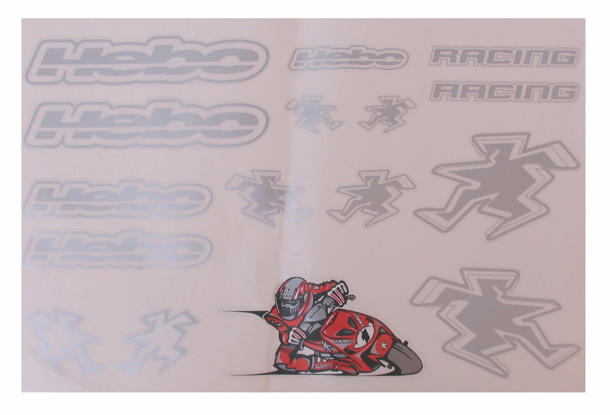 Hebo stickerset moto hm1231