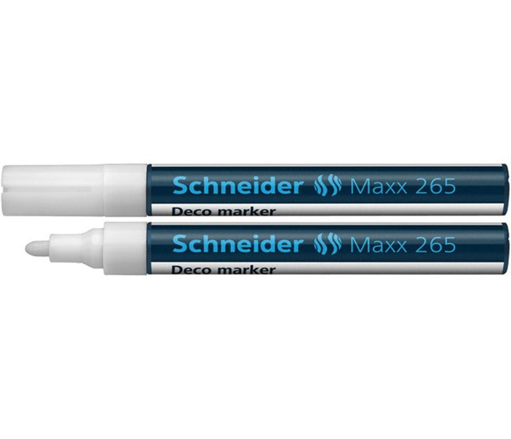 Schneider krijtmarker - maxx 265 - wit - krijtstift - s-126549