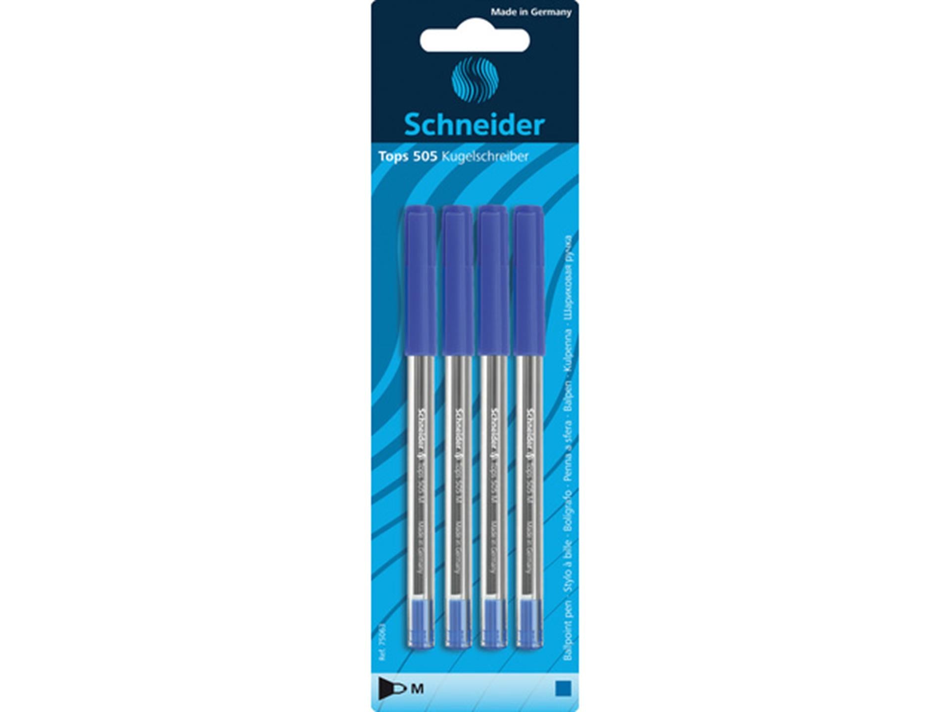 Schneider balpen 505m blauw pak a 4st.