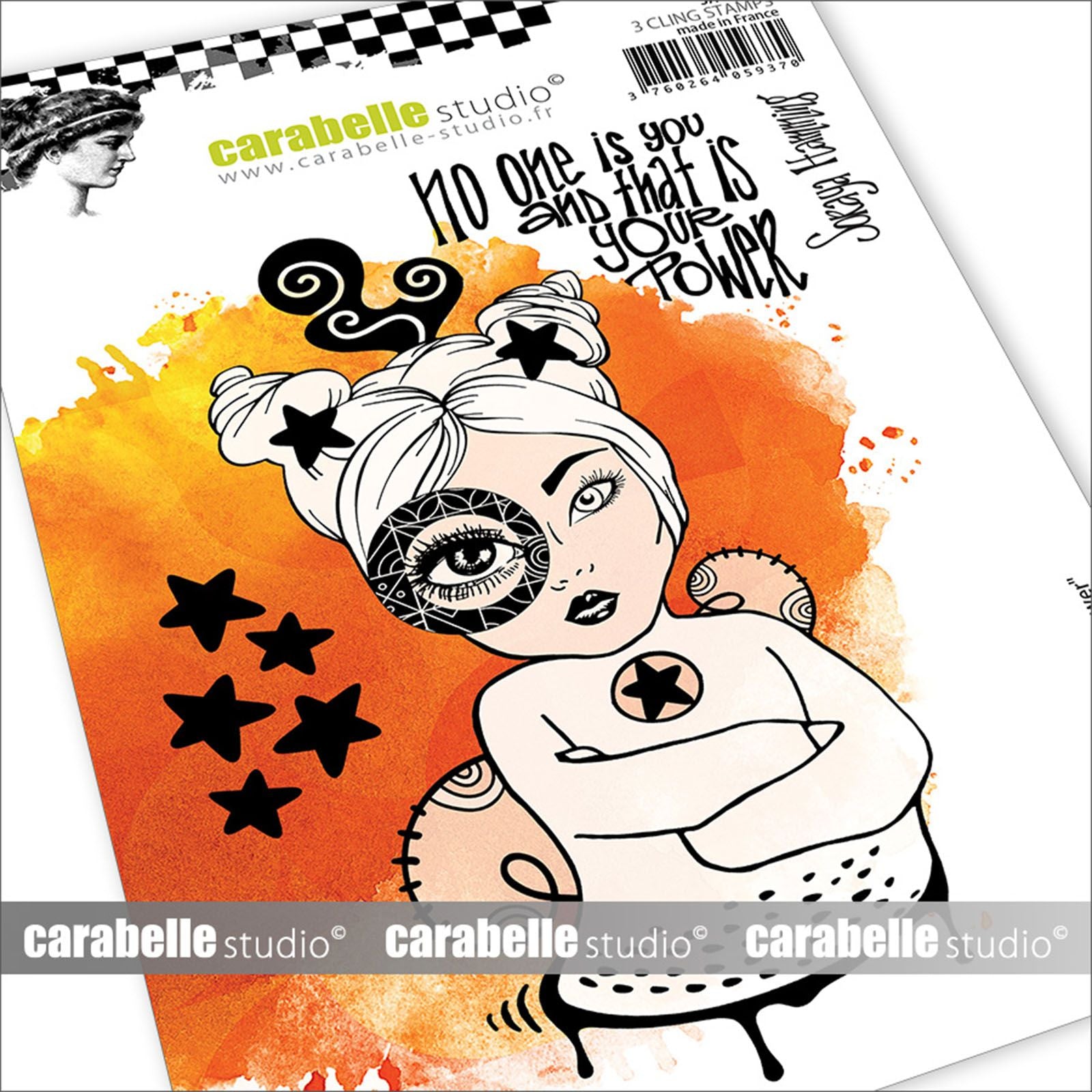 Carabelle studio • cling stamp a6 your power