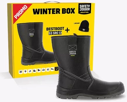 Safety jogger bestboot laars s3 winter box | zwart | maat 42 - 11.118.024.42