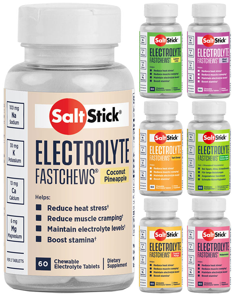 Saltstick fastchews electrolytes chewable tablets 60 pcs. | coconut pineapple